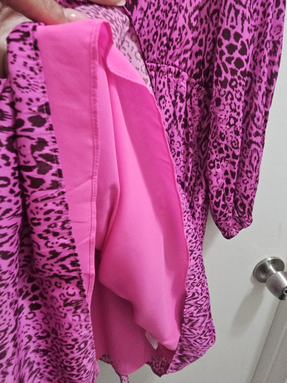 Lilly Pulitzer Deacon 3/4 Sleeve Dress Cerise Pink Pattern Play Sz 8 - Picture 15 of 15